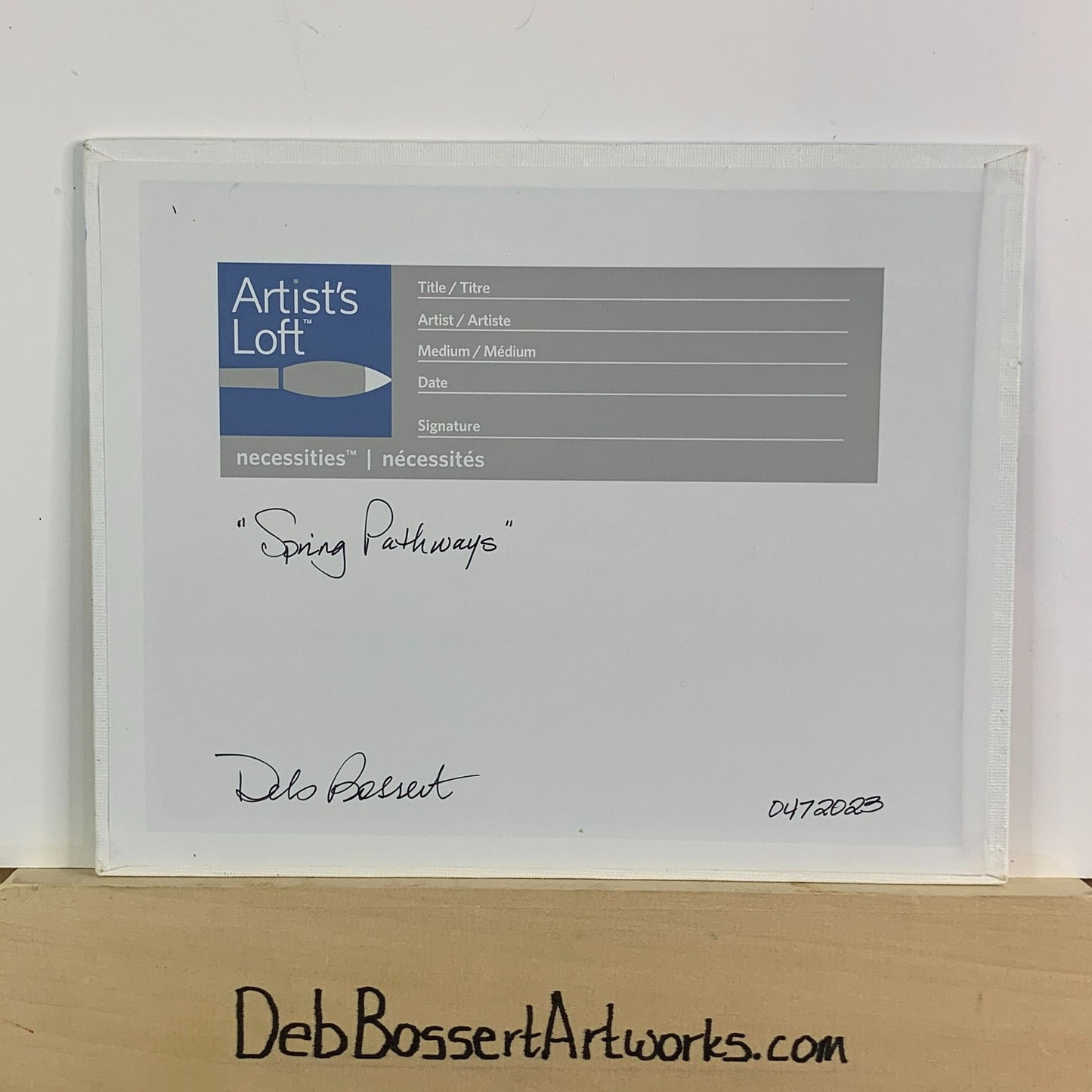 Spring Pathways 8" x 10" Acrylic Landscape Painting