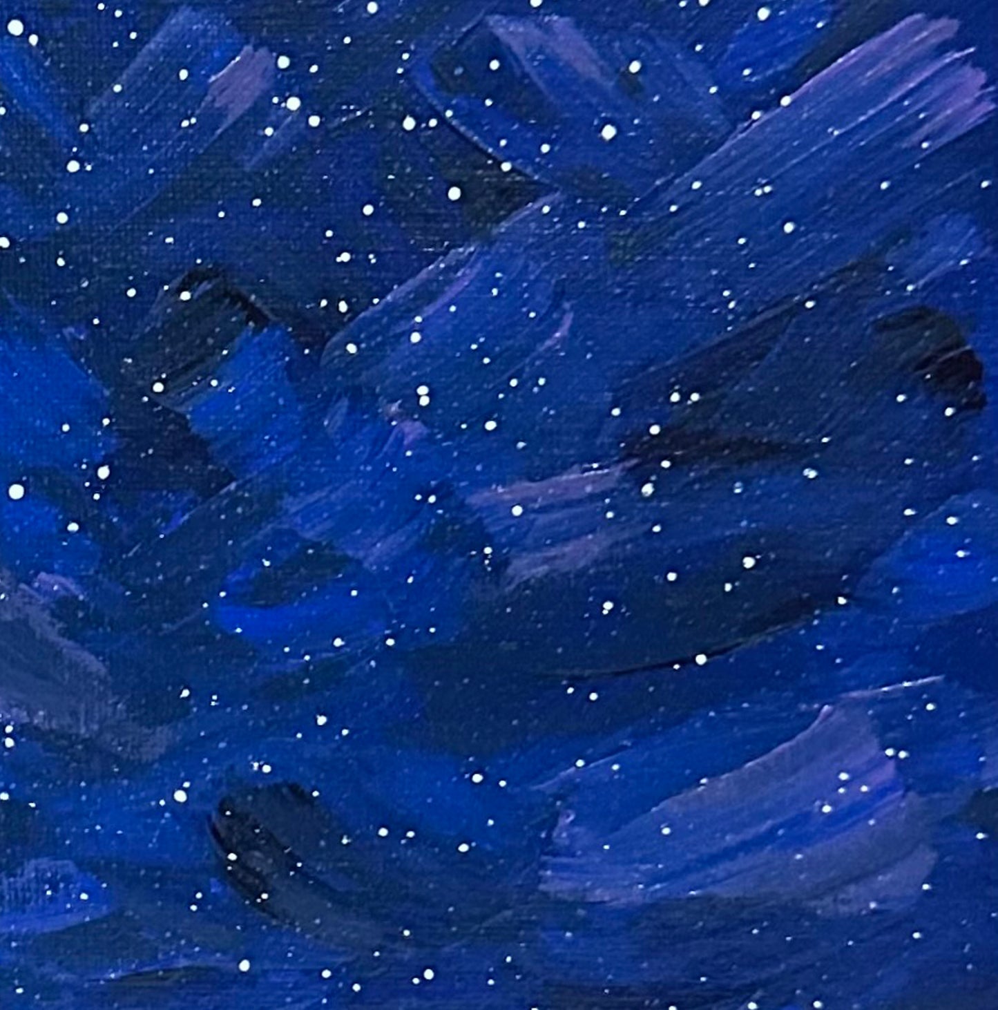Celebrate 4 - Fireworks Landscape Painting by Deb Bossert Artworks - 8" x 10"