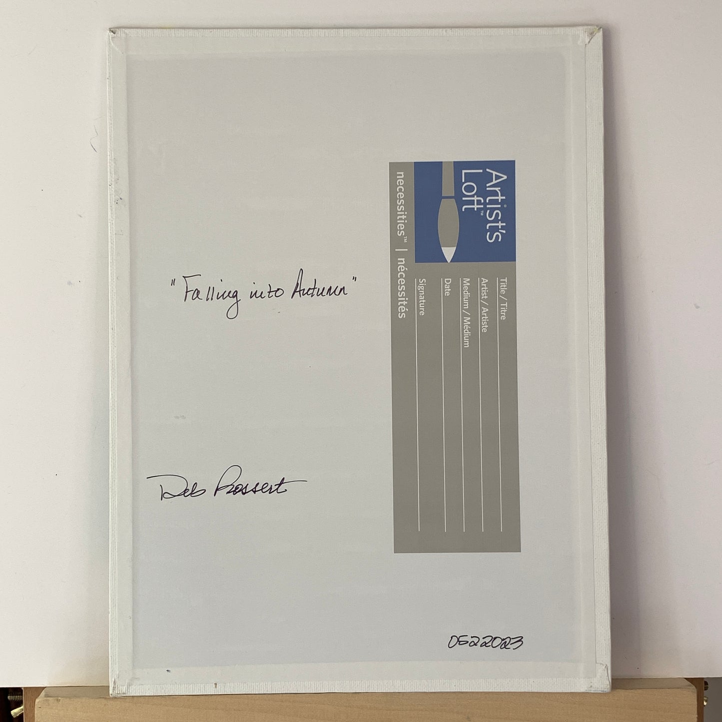 Falling into Autumn, 9 x 12 Acrylic Painting, Fall Theme Landscape Artwork