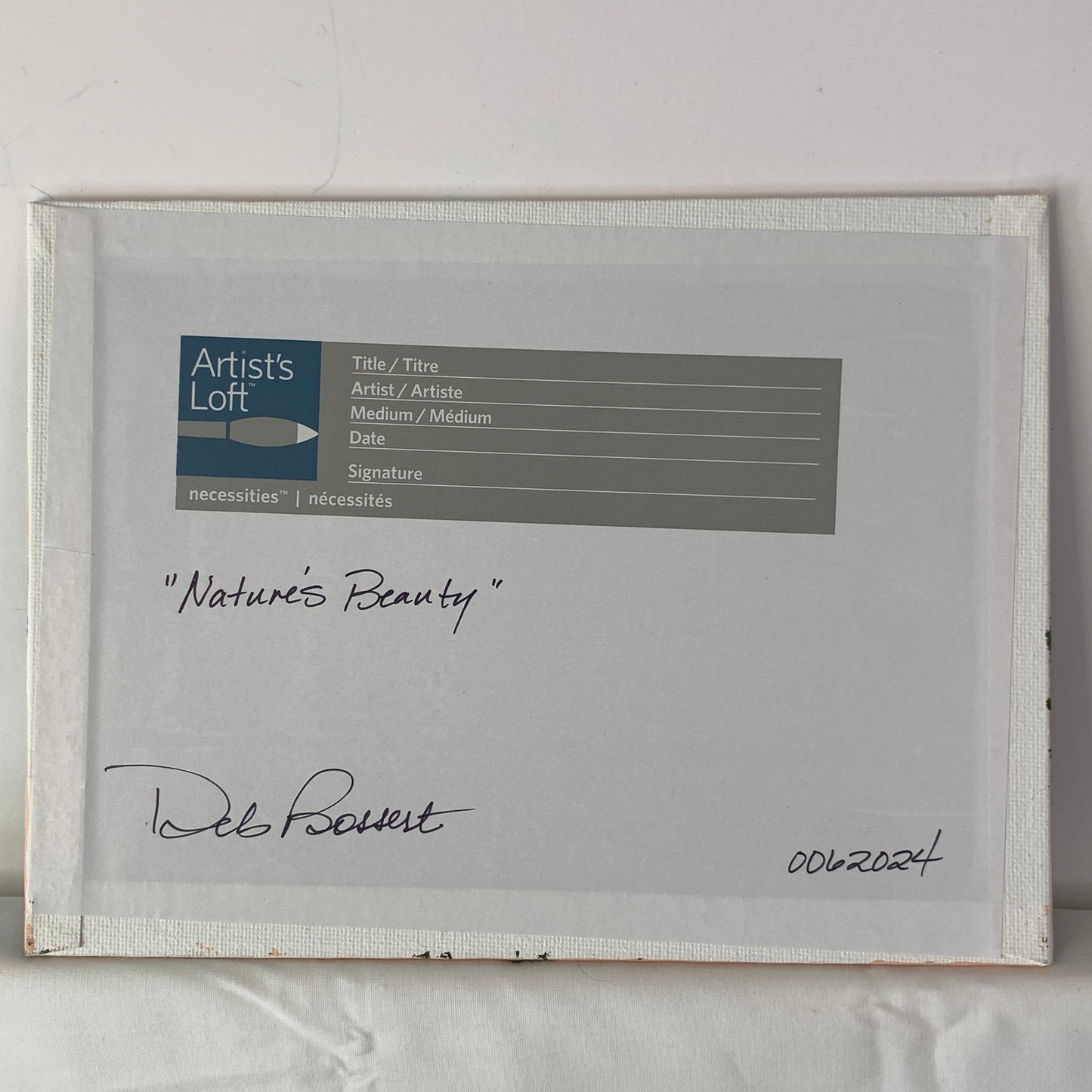 Nature's Beauty Acrylic on Canvas Landscape Painting in Size 6" x 8"