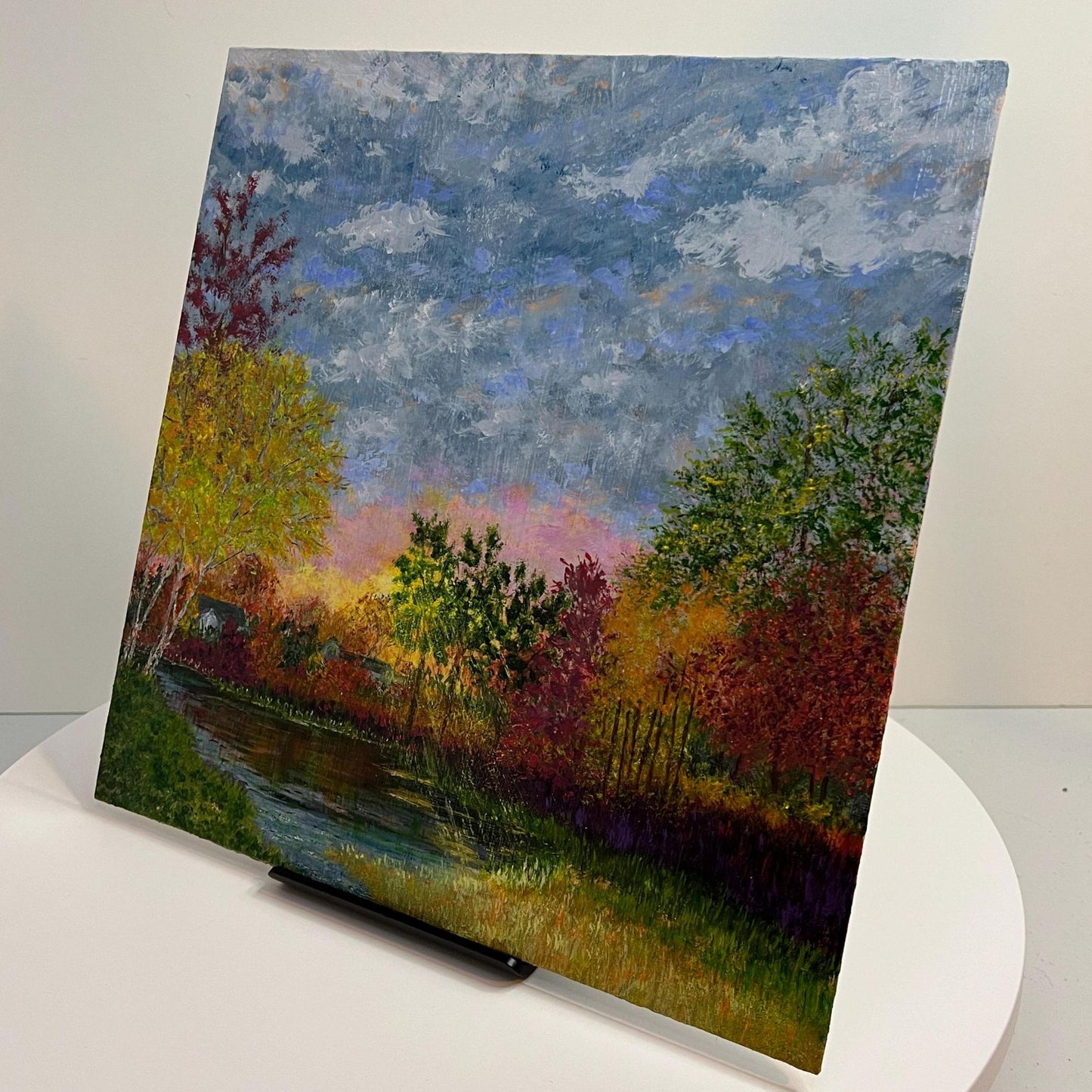 The Colors of Autumn - Acrylic Original Painting in Size 12 x 12