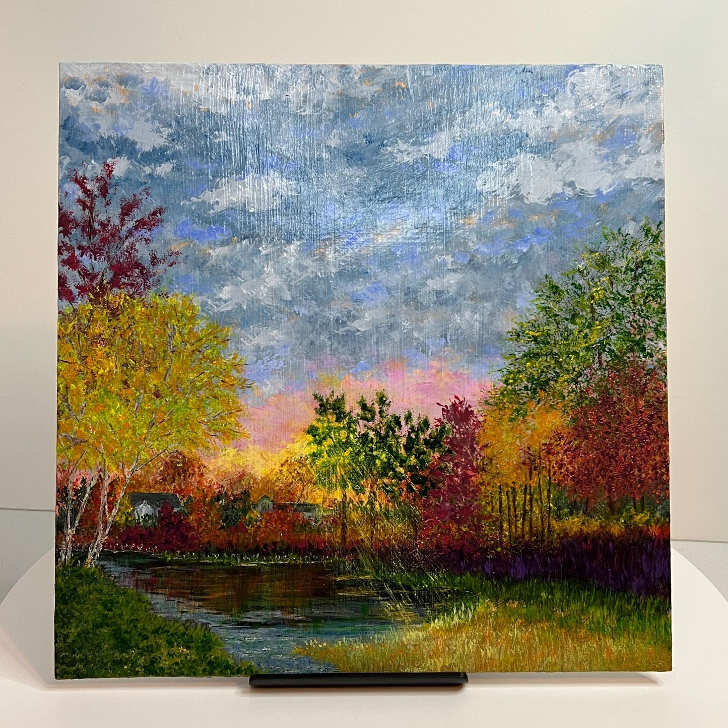 The Colors of Autumn - Acrylic Original Painting in Size 12 x 12