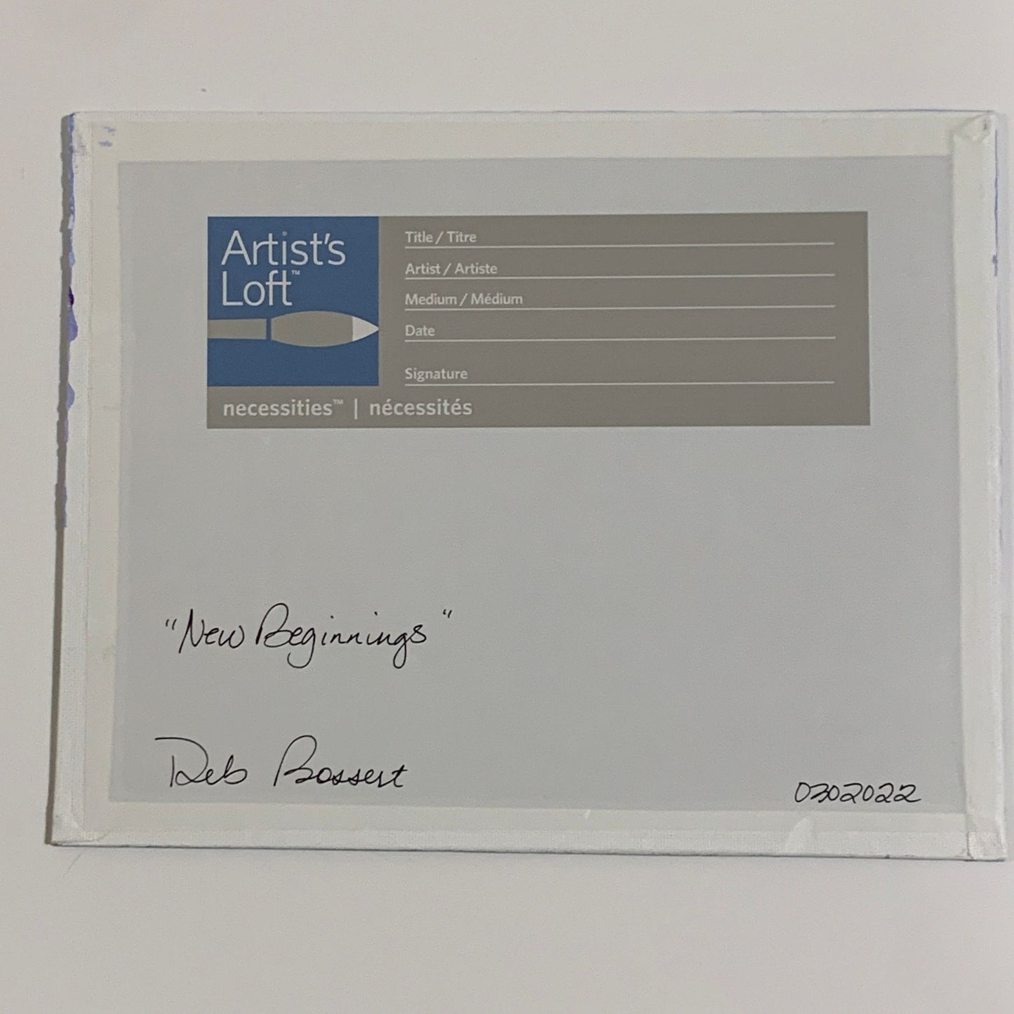 New Beginnings Landscape Contemporary Original Acrylic Painting, 8 x 10" Signed