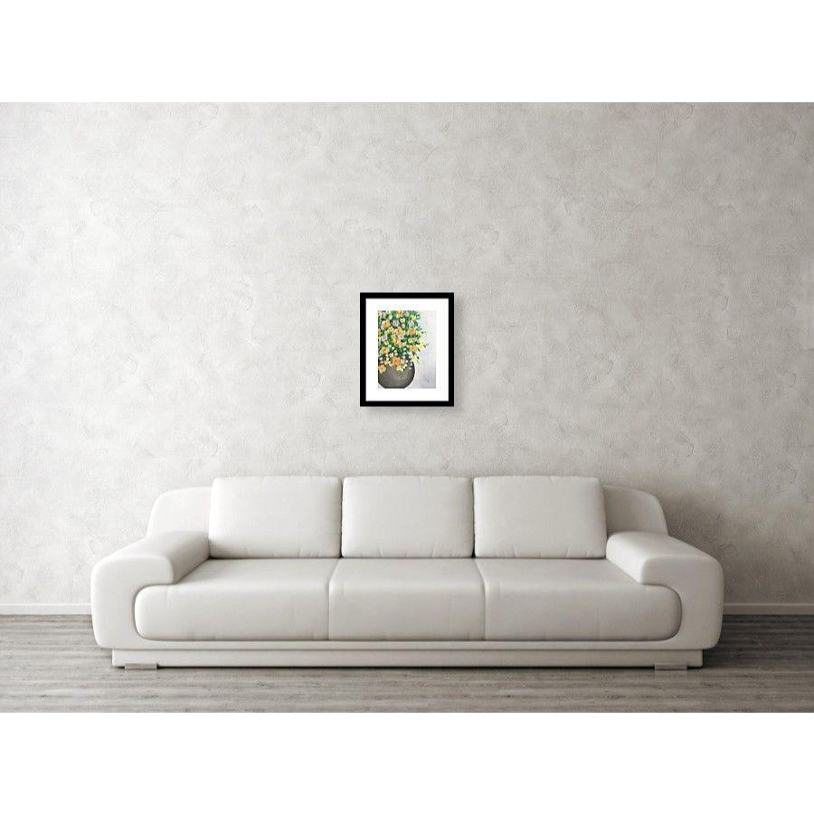 Blooming Bouquet, Original Painting, Acrylic, 9 x 12, Abstract Floral Artwork