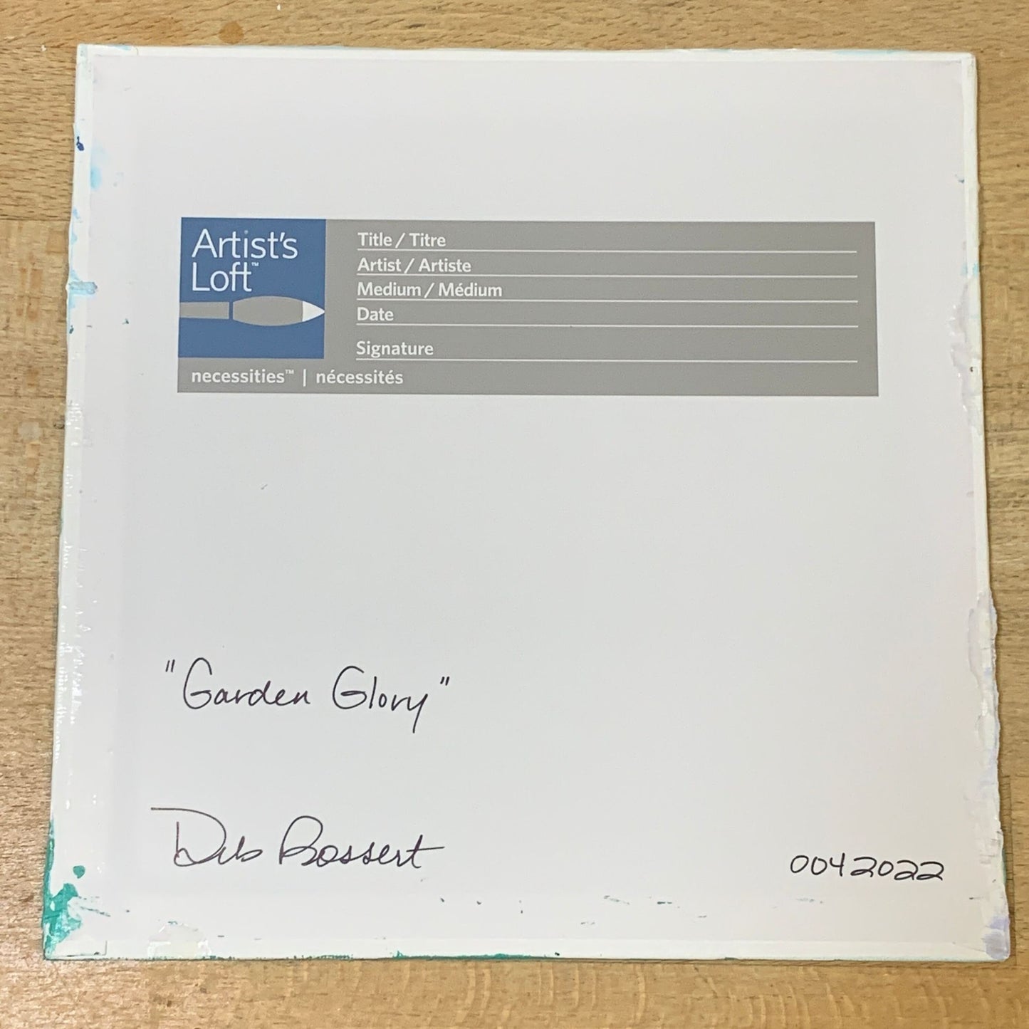 Garden Glory - Original Acrylic Painting, Floral, 8 x 8, Unique Art, Artist Sign