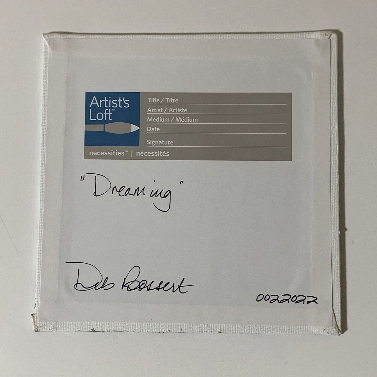 Dreaming - 6" x 6" Original Acrylic Painting