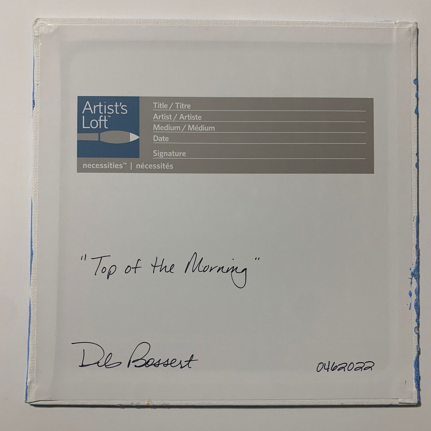 Top of the Morning Original Acrylic Painting - "8 x 8"