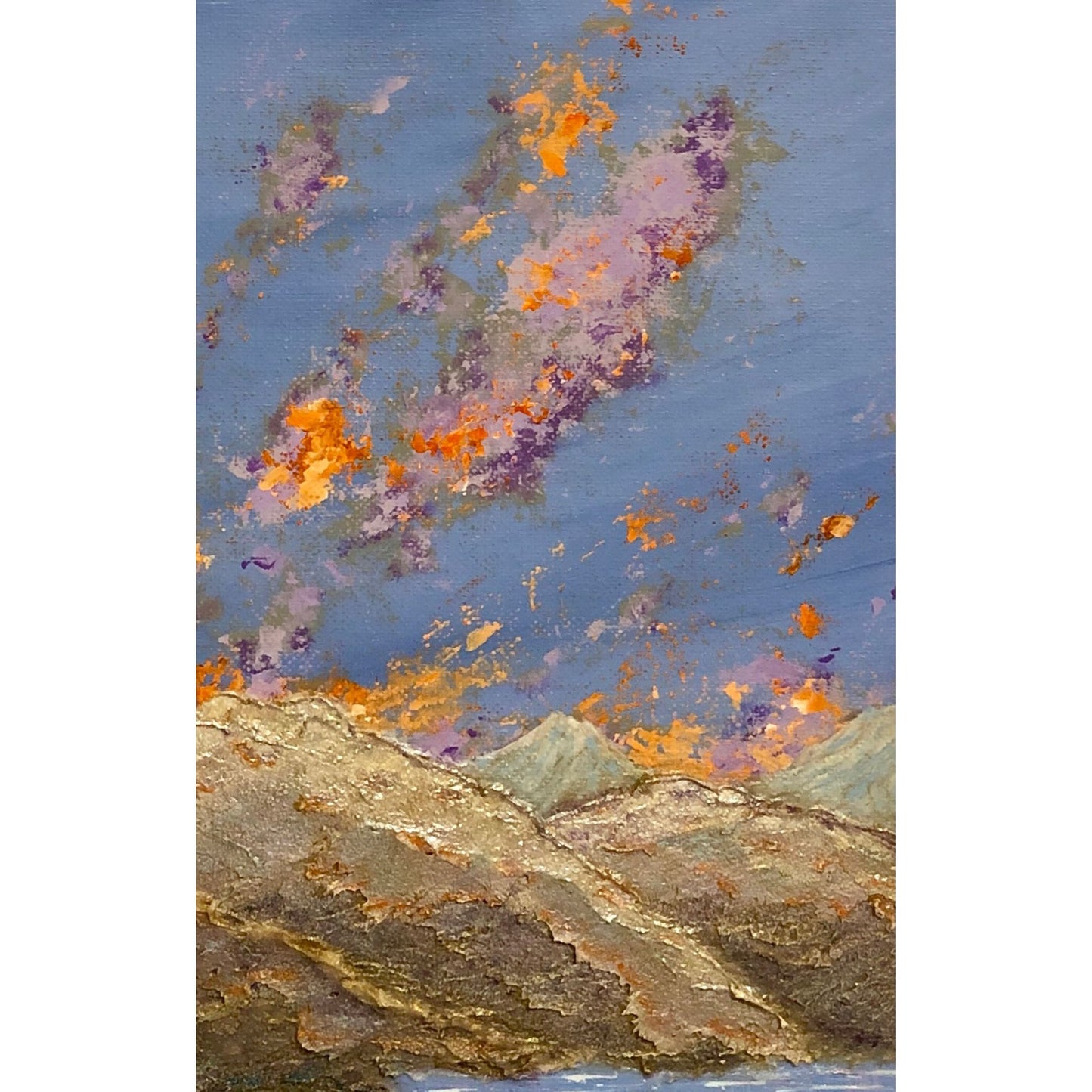 Til You Find Your Dream, 12 x 12 Acrylic Painting, Landscape Signed Art