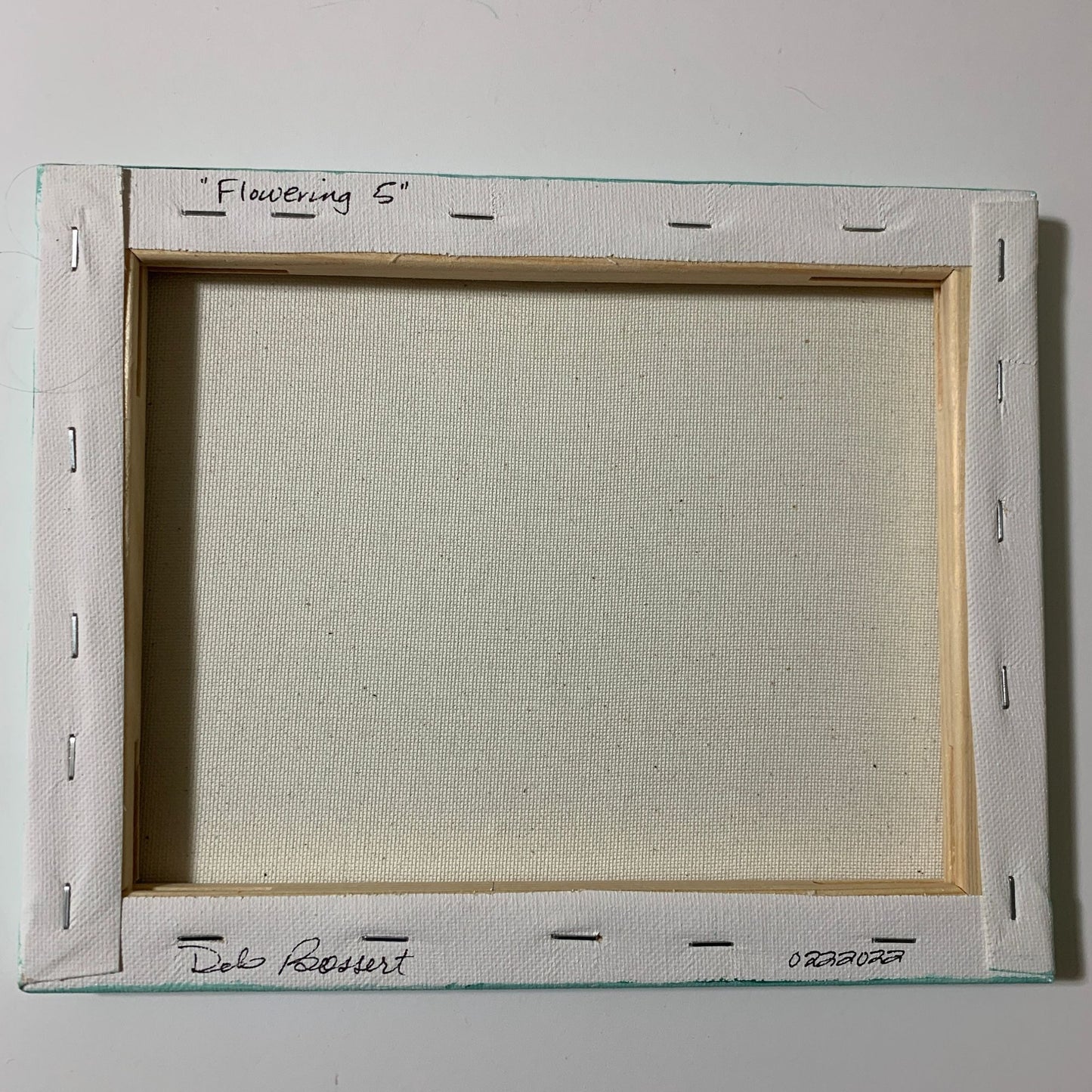 Flowering 5 "8 x 10" Original Acrylic Painting