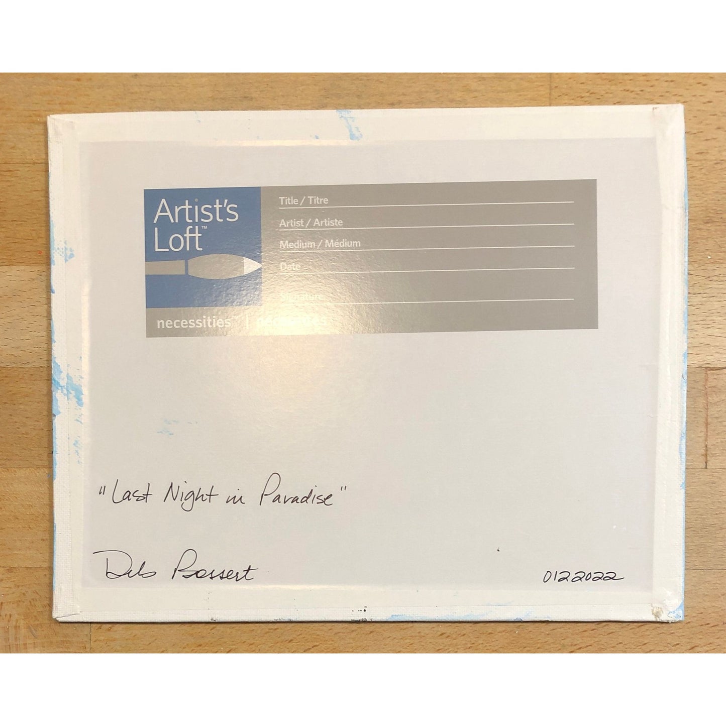 Last Night in Paradise 8 x 10 Acrylic Painting, Signed Art, Seascape Artwork