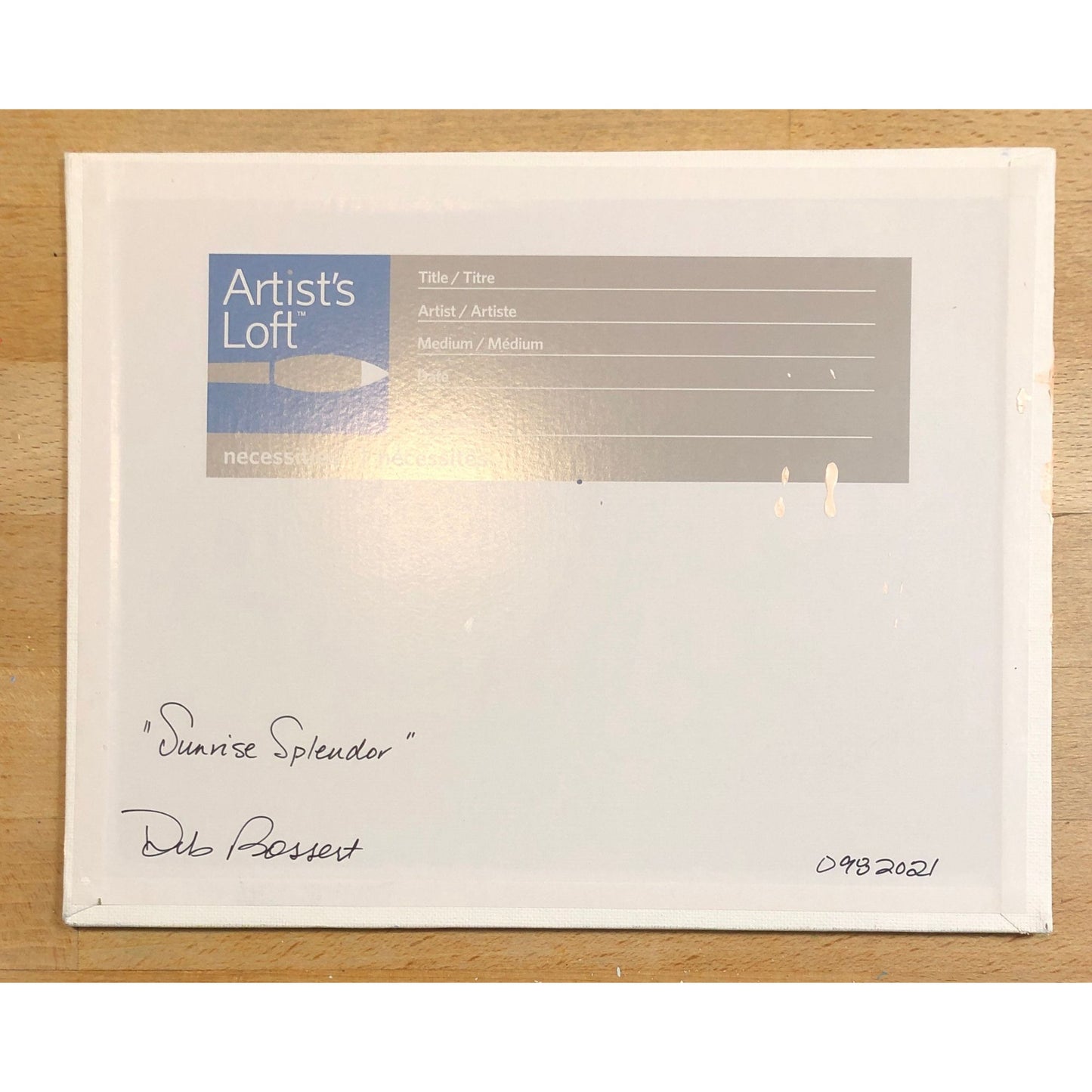 Sunrise Splendor 8 x 10 Acrylic Painting, Signed Art, Floral Landscape Artwork