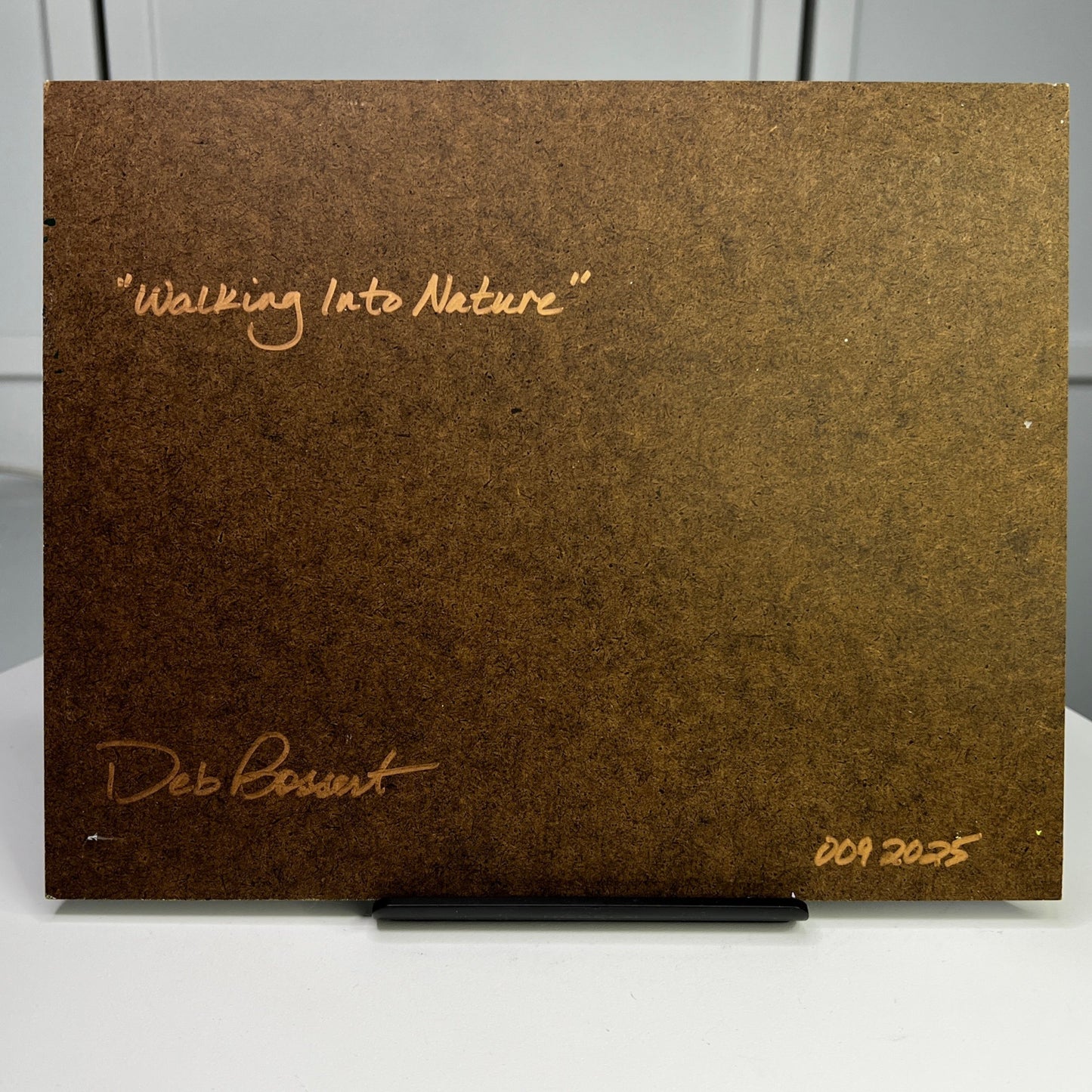 Original Acrylic Painting "Walking Into Nature" 8 x 10" Unframed Artwork