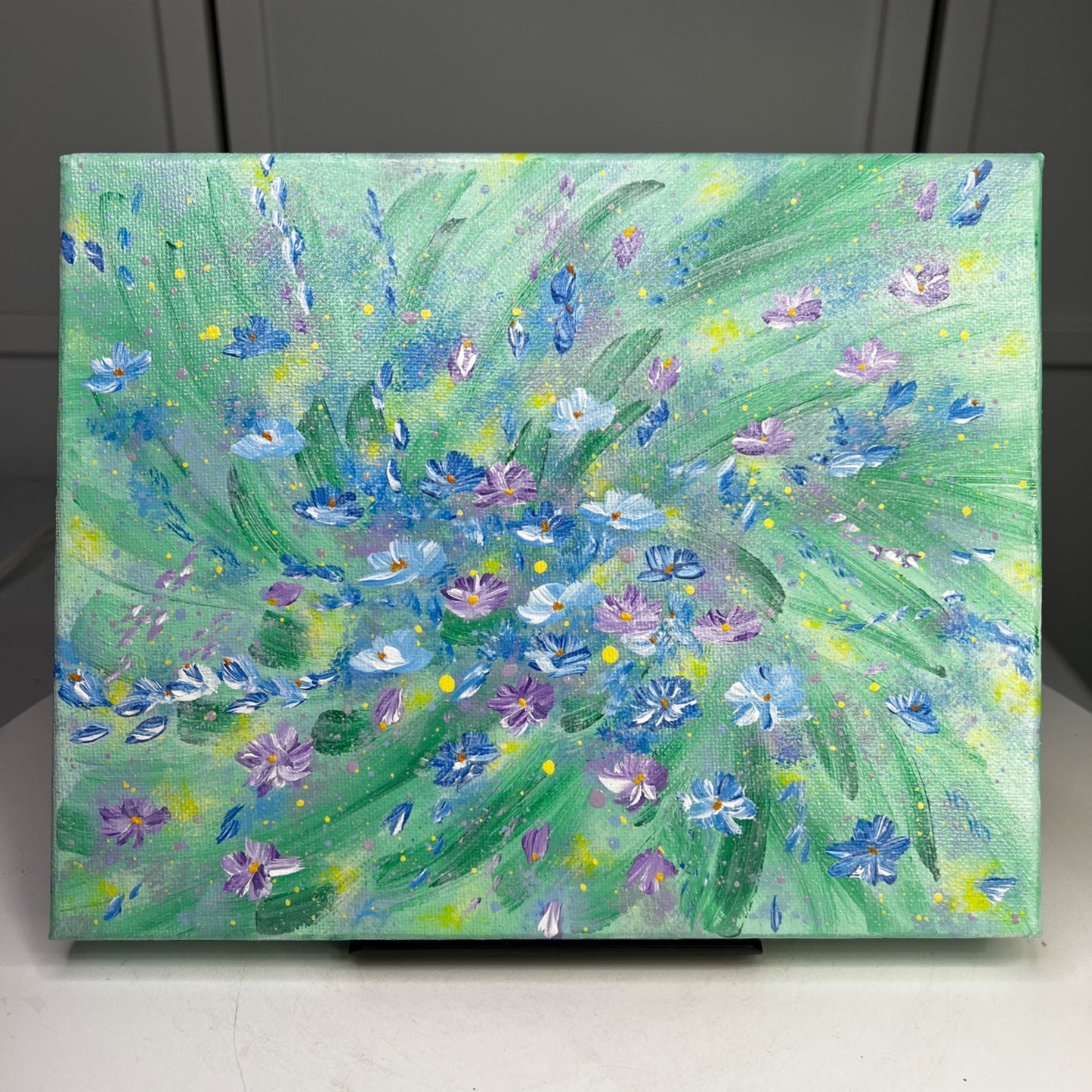 Flowering 5 "8 x 10" Original Acrylic Painting