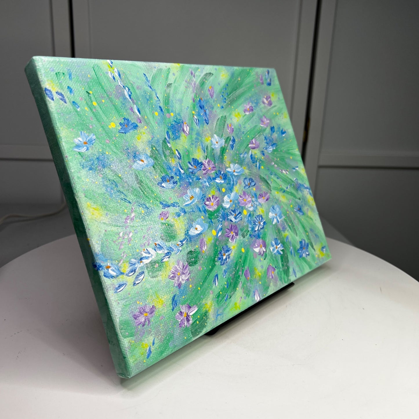 Flowering 5 "8 x 10" Original Acrylic Painting