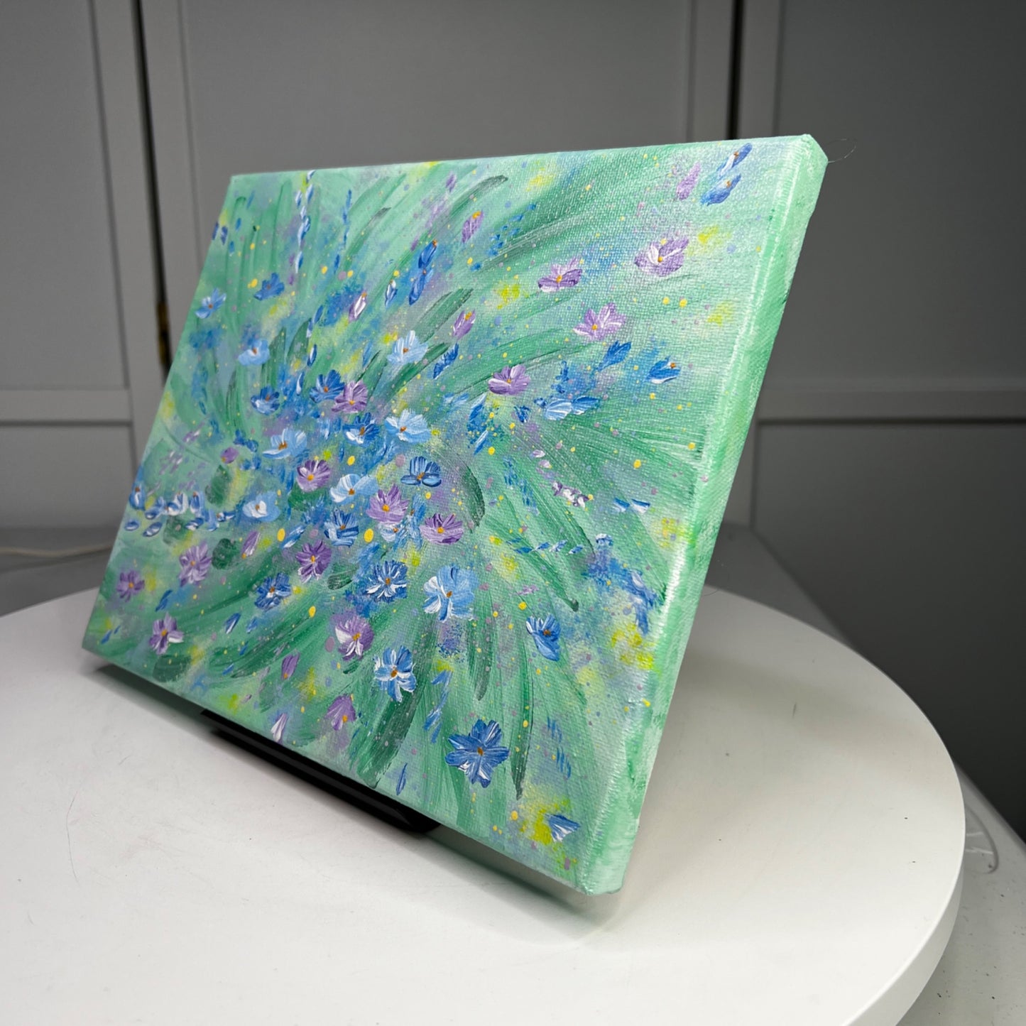 Flowering 5 "8 x 10" Original Acrylic Painting