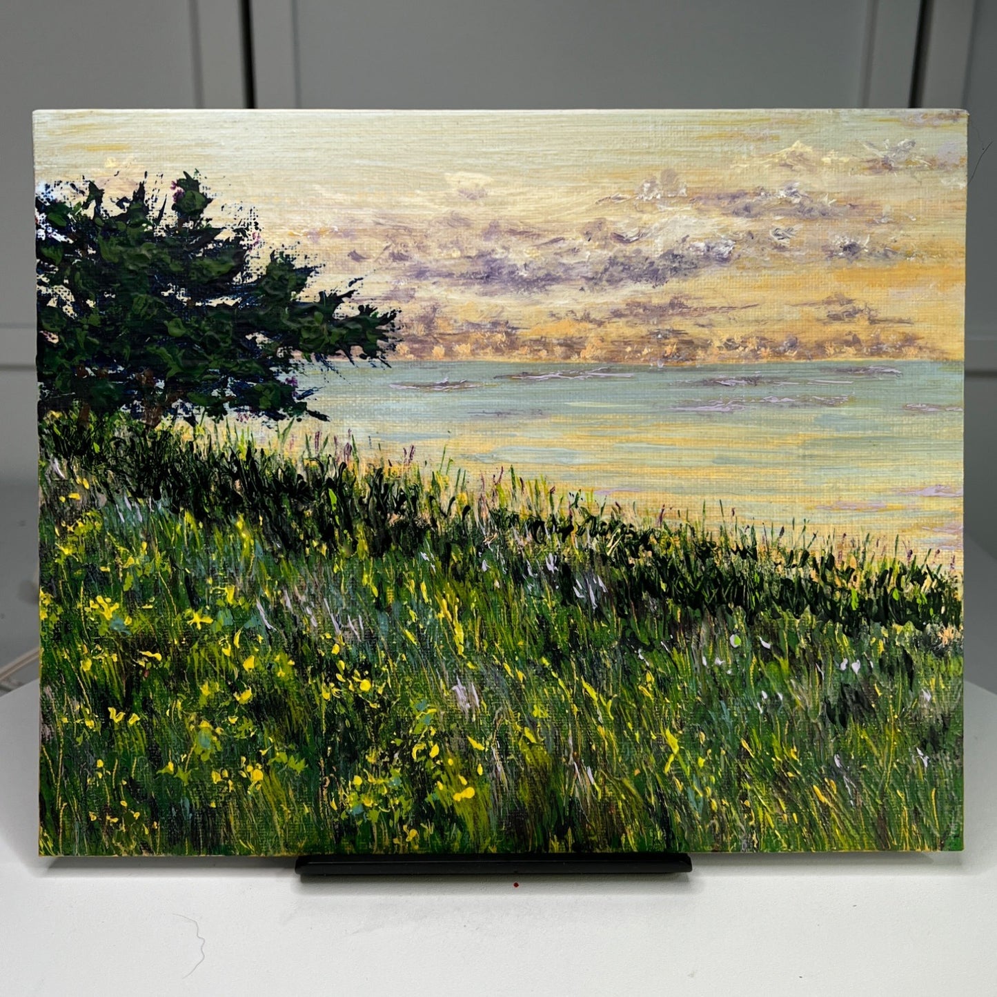 When Evening Falls Acrylic Landscape Art Painting Original 8"x10" Unframed