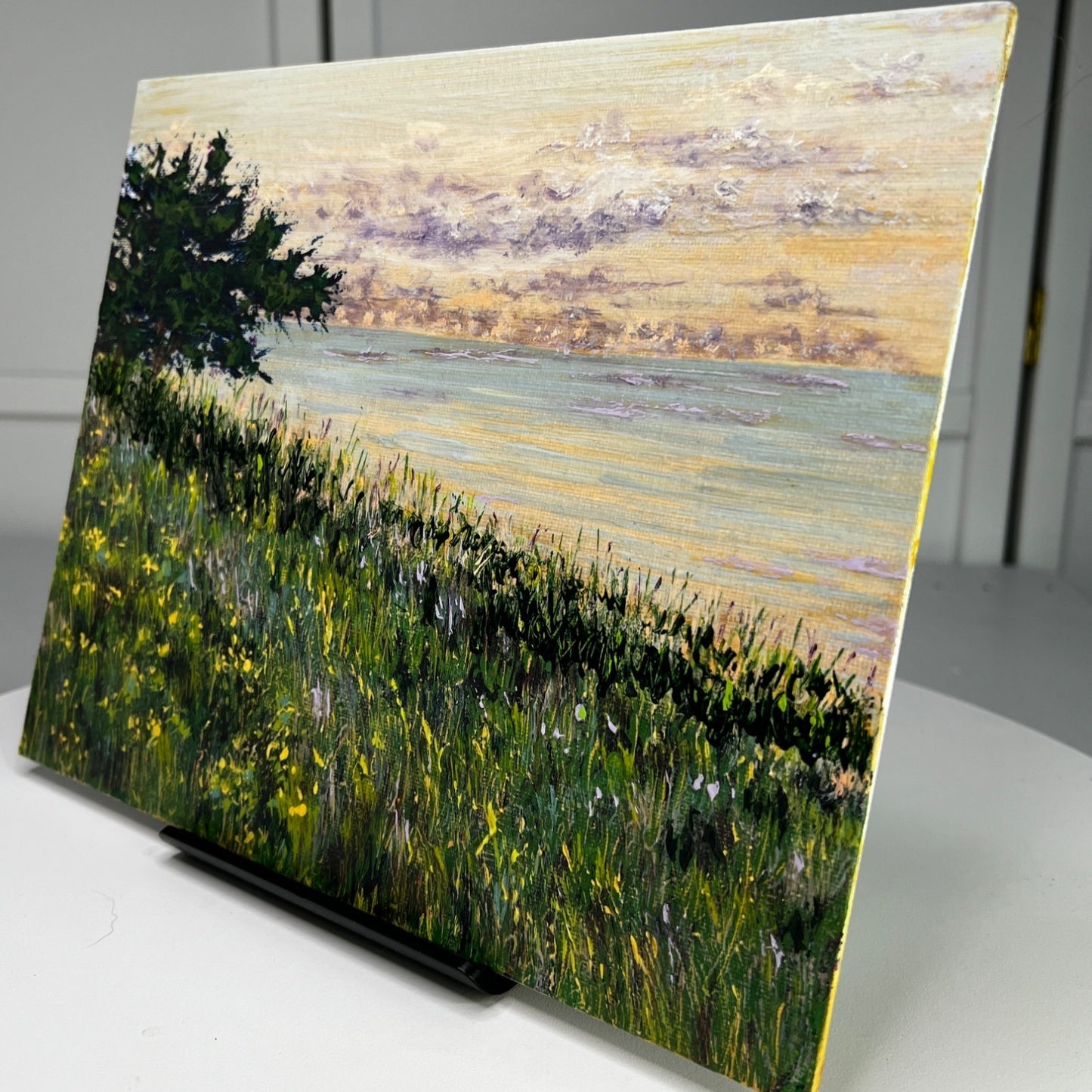 When Evening Falls Acrylic Landscape Art Painting Original 8"x10" Unframed