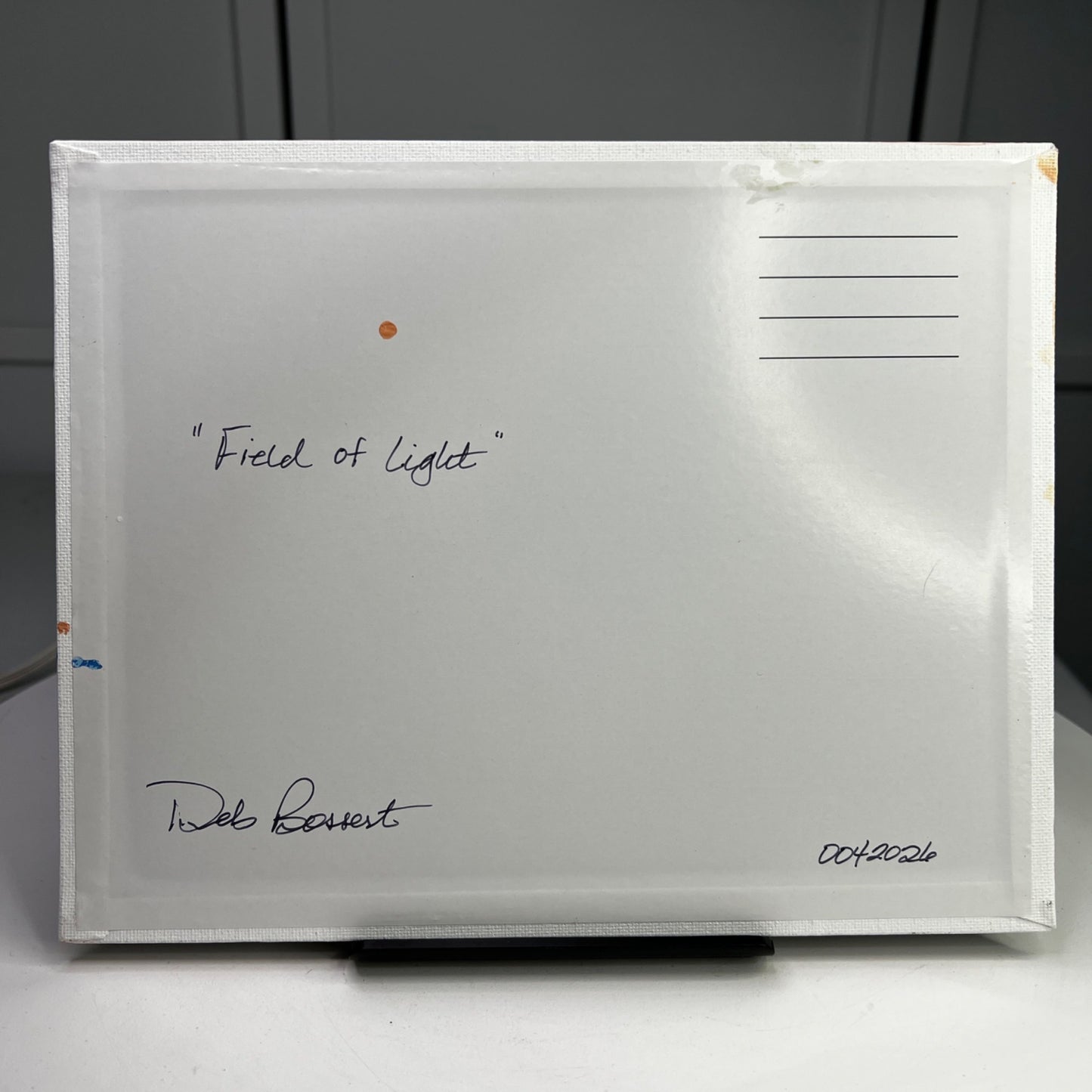 Field Of Light 8" x 10" Original Acrylic Landscape Painting Unframed Artwork